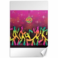 Dancing Colorful Disco Canvas 20  x 30 