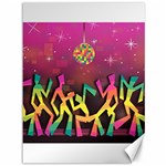 Dancing Colorful Disco Canvas 36  x 48  35.26 x46.15  Canvas - 1