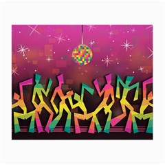 Dancing Colorful Disco Small Glasses Cloth (2 Sides)