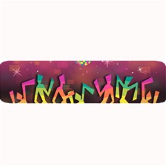 Dancing Colorful Disco Large Bar Mats