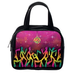 Dancing Colorful Disco Classic Handbag (One Side)