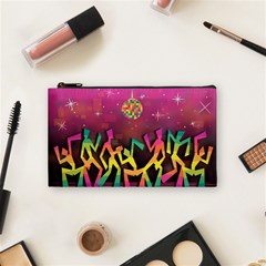 Dancing Colorful Disco Cosmetic Bag (Small)