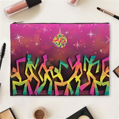 Dancing Colorful Disco Cosmetic Bag (XL)