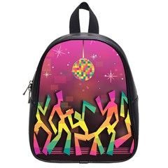 Dancing Colorful Disco School Bag (Small)