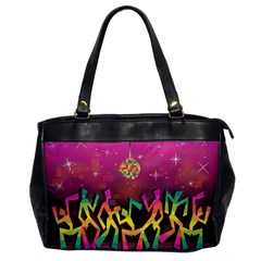 Dancing Colorful Disco Oversize Office Handbag