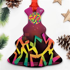 Dancing Colorful Disco Ornament (Christmas Tree) 