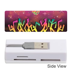 Dancing Colorful Disco Memory Card Reader (Stick)