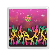 Dancing Colorful Disco Memory Card Reader (Square)