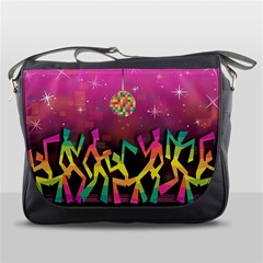 Dancing Colorful Disco Messenger Bag