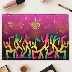 Dancing Colorful Disco Cosmetic Bag (XXL)