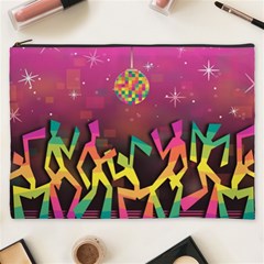 Dancing Colorful Disco Cosmetic Bag (XXXL)