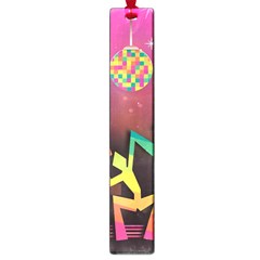 Dancing Colorful Disco Large Book Marks