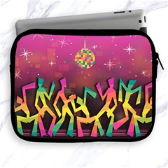 Dancing Colorful Disco Apple Ipad 2/3/4 Zipper Cases by Bajindul