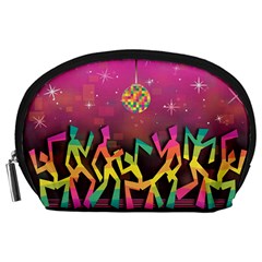 Dancing Colorful Disco Accessory Pouch (large) by Bajindul