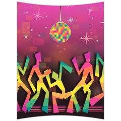 Dancing Colorful Disco Back Support Cushion