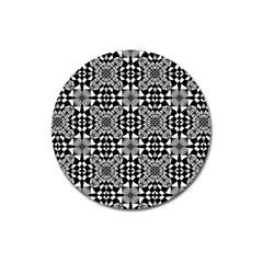 Fabric Geometric Shape Magnet 3  (round) by HermanTelo