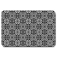 Fabric Geometric Shape Large Doormat 