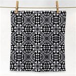 Fabric Geometric Shape Face Towel Front