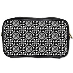 Fabric Geometric Shape Toiletries Bag (two Sides) by HermanTelo