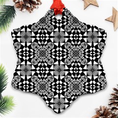 Fabric Geometric Shape Snowflake Ornament (two Sides) by HermanTelo