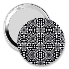 Fabric Geometric Shape 3  Handbag Mirrors by HermanTelo