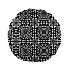 Fabric Geometric Shape Standard 15  Premium Round Cushions