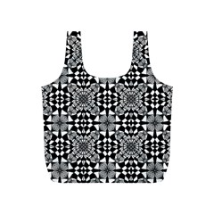 Fabric Geometric Shape Full Print Recycle Bag (s)