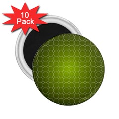 Hexagon Background Plaid 2 25  Magnets (10 Pack)  by Mariart