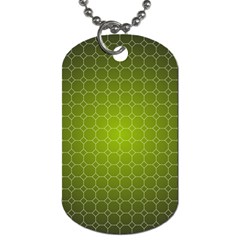 Hexagon Background Plaid Dog Tag (two Sides) by Mariart