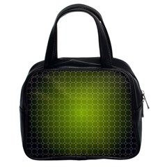 Hexagon Background Plaid Classic Handbag (two Sides) by Mariart