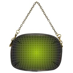 Hexagon Background Plaid Chain Purse (two Sides) by Mariart