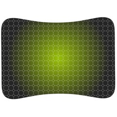 Hexagon Background Plaid Velour Seat Head Rest Cushion by Mariart