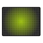 Hexagon Background Plaid Double Sided Fleece Blanket (Small)  45 x34  Blanket Back