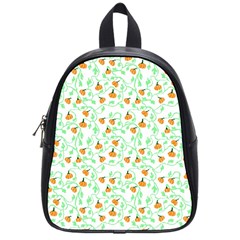 Pumpkin Vines School Bag (small) by bloomingvinedesign