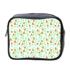 Pumpkin Vines Mini Toiletries Bag (two Sides) by bloomingvinedesign