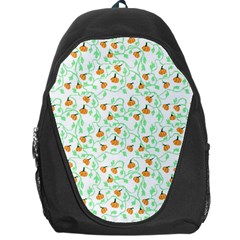 Pumpkin Vines Backpack Bag by bloomingvinedesign