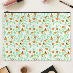 Pumpkin Vines Cosmetic Bag (xxxl) by bloomingvinedesign