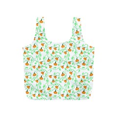 Pumpkin Vines Full Print Recycle Bag (s) by bloomingvinedesign