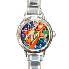 #art #illustration #drawing #infinitepainter #artist #sketch #mirrorart #jwildfire #mirrorlab #galle Webp Net Resizeimage (8) Round Italian Charm Watch by soulone