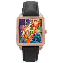 Webp Net Resizeimage (8) Rose Gold Leather Watch  by soulone