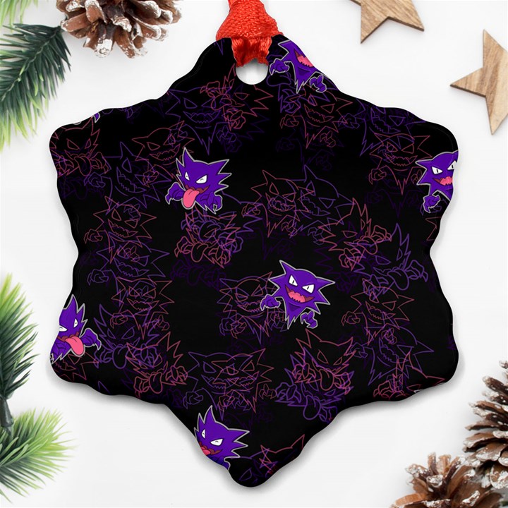 Haunter Snowflake Ornament (Two Sides)