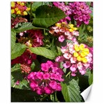 Summer Lantana w Bee Canvas 16  x 20  15.75 x19.29  Canvas - 1