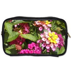 Summer Lantana W Bee Toiletries Bag (one Side) by Riverwoman