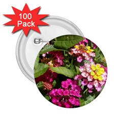 Summer Lantana W Bee 2 25  Buttons (100 Pack)  by Riverwoman