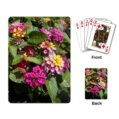 Summer Lantana W Bee Playing Cards Single Design (rectangle) by Riverwoman