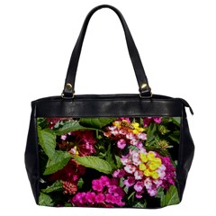 Summer Lantana W Bee Oversize Office Handbag by Riverwoman