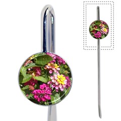 Summer Lantana W Bee Book Mark by Riverwoman