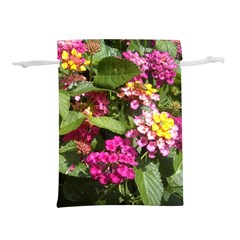 Summer Lantana W Bee Lightweight Drawstring Pouch (m)