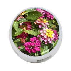 Summer Lantana W Bee 4-port Usb Hub (two Sides) by Riverwoman