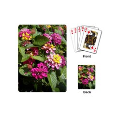 Summer Lantana W Bee Playing Cards Single Design (mini) by Riverwoman